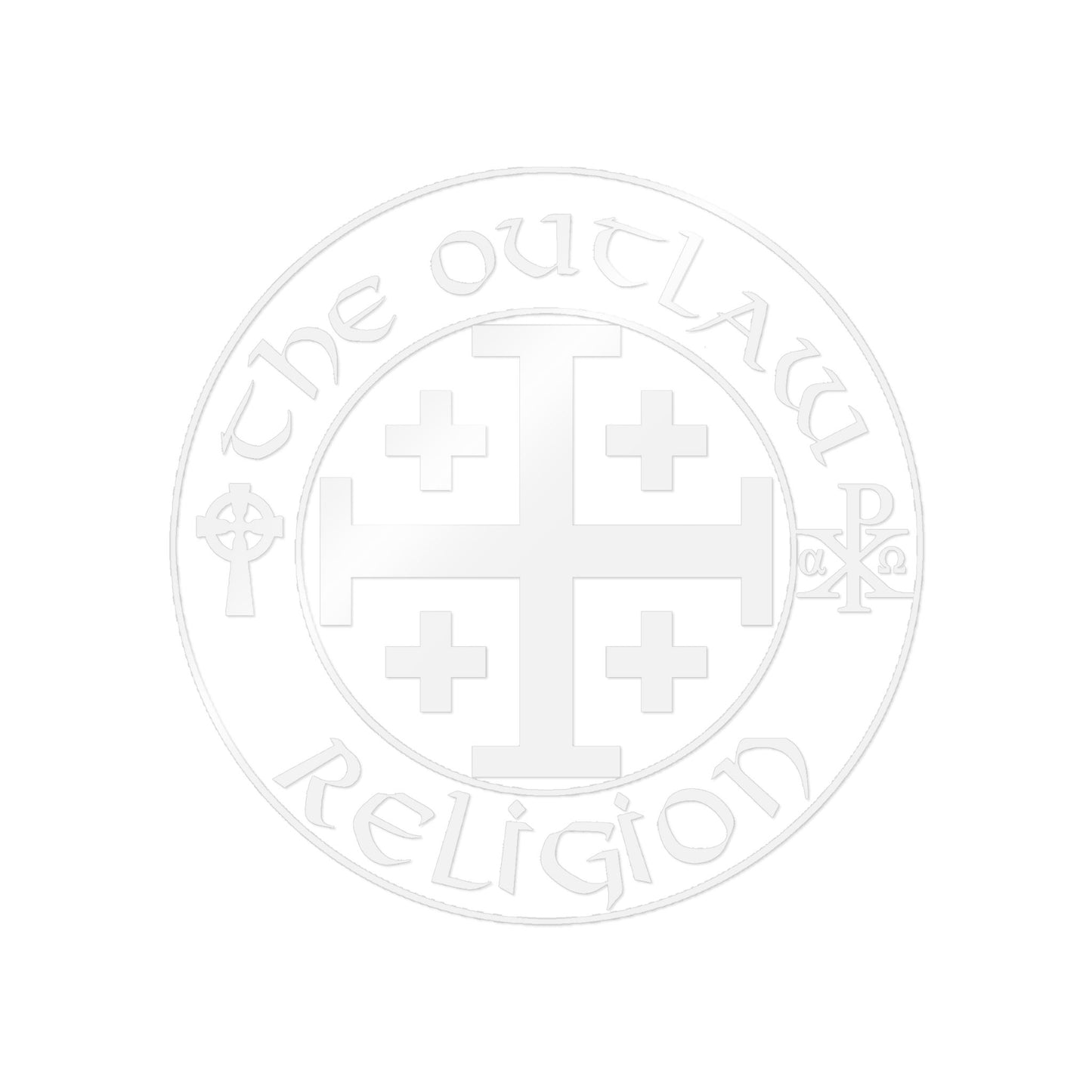 The Outlaw Religion Die-Cut Sticker