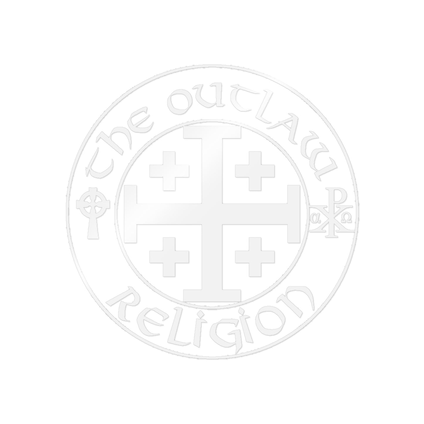 The Outlaw Religion Die-Cut Sticker