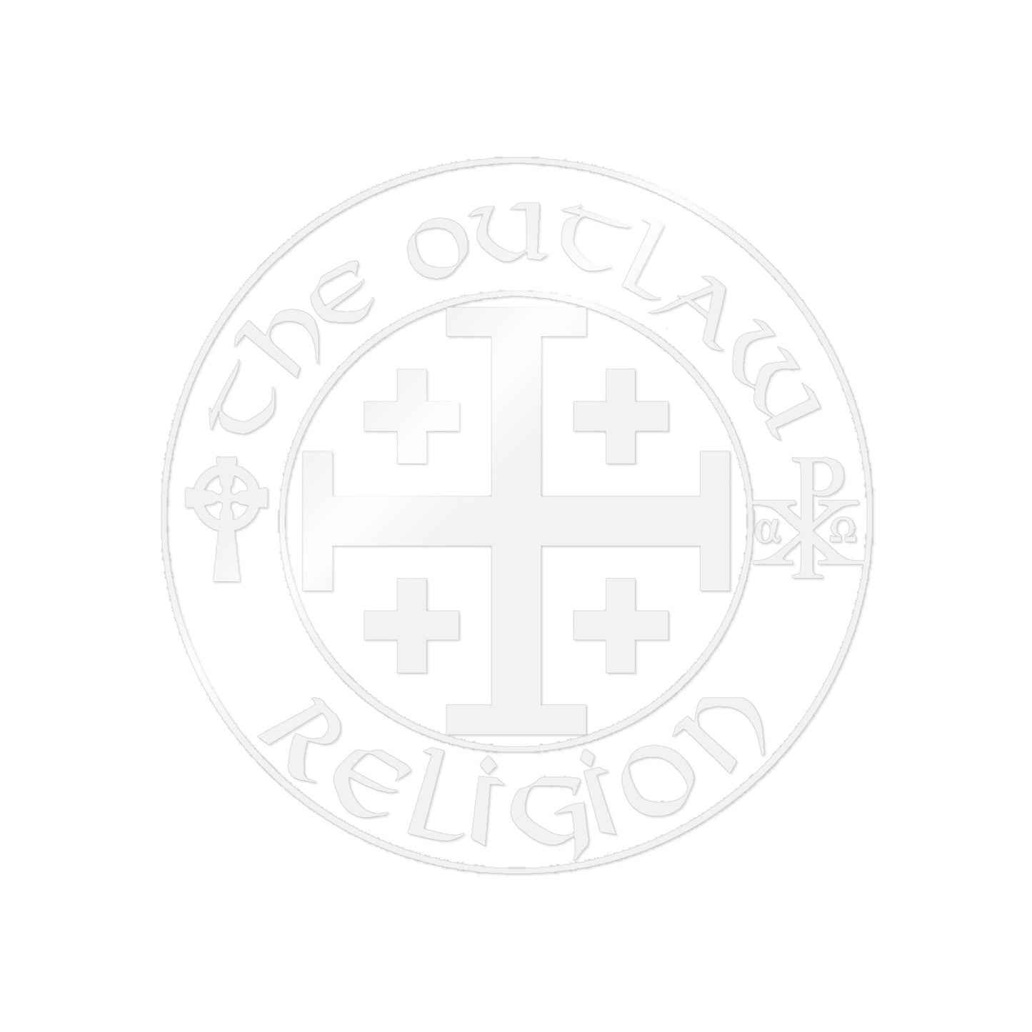 The Outlaw Religion Die-Cut Sticker