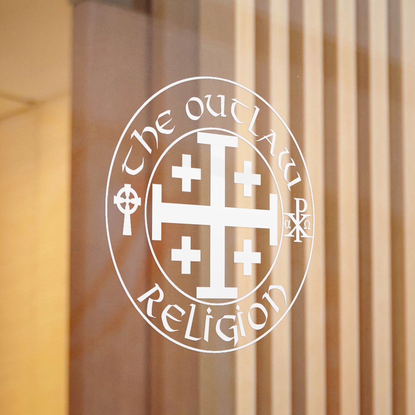 The Outlaw Religion Die-Cut Sticker