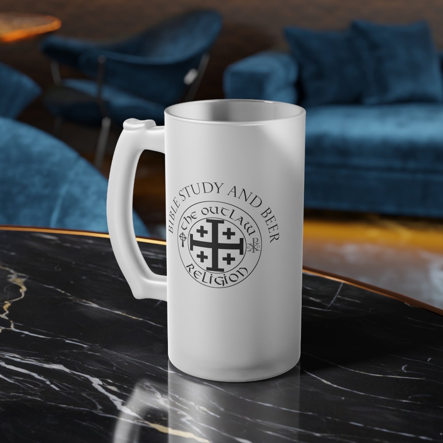 Beer Mug - Outlaw Religion, Bible Study and Beer Design