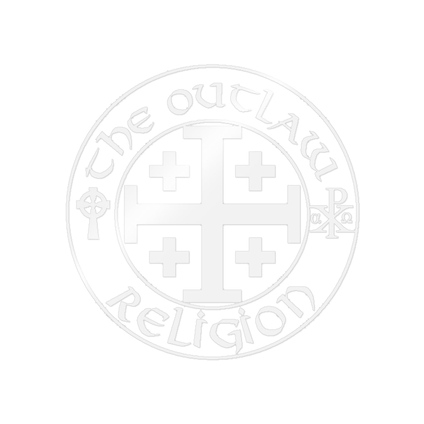 The Outlaw Religion Die-Cut Sticker